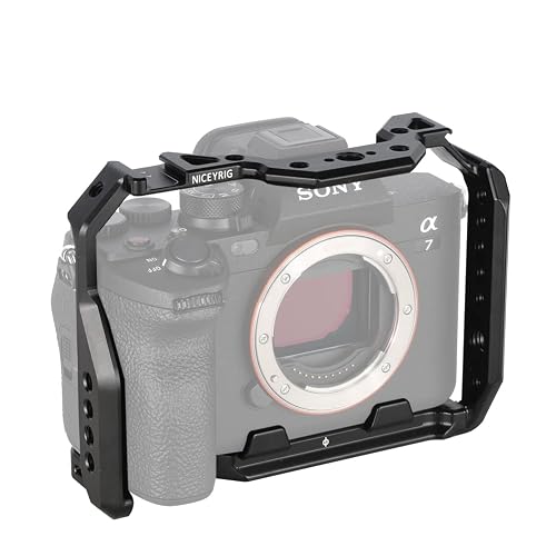 Sony Alpha 4 Rig NICEYRIG Cage Kit Rig for Sony A7RV A7V A7IV A7SIII (Alpha 7R V/Alpha 7 ...