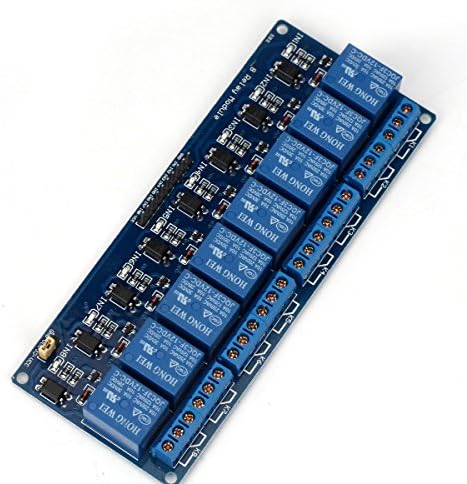 5V 10A 4/8 Channel Relay Board Module with Optocoupler LED for Arduino Raspberry Pi ARM AVR DSP PIC (8 Channels)
