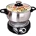 1.8L LIVEN Electric Hot Pot with Separated 304 Stainless Steel Pot Body and Adjustable Power for Shabu Shabu, Cooking Noodles, Boiling Water Small Electric Cooker 1000W 120V DHG-180F