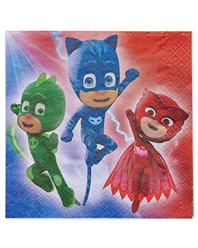 PJ Masks Luncheon Napkins, Party Favor