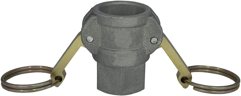 Dicsa ALD020 Camlock Type D, Aluminium, Female-Female BSP, 3/4" x DN 20