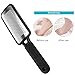 Tinksky Stainless Steel Fine Callus Remover Foot Exfoliating Scrubber Cleaner File (Black)