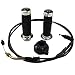 Minireen Throttle Twist Grip Set 78" Scooter Throttle Cable GY6 50cc, 80cc, 125c, 150cc QMB139 Chinese Scooter Parts