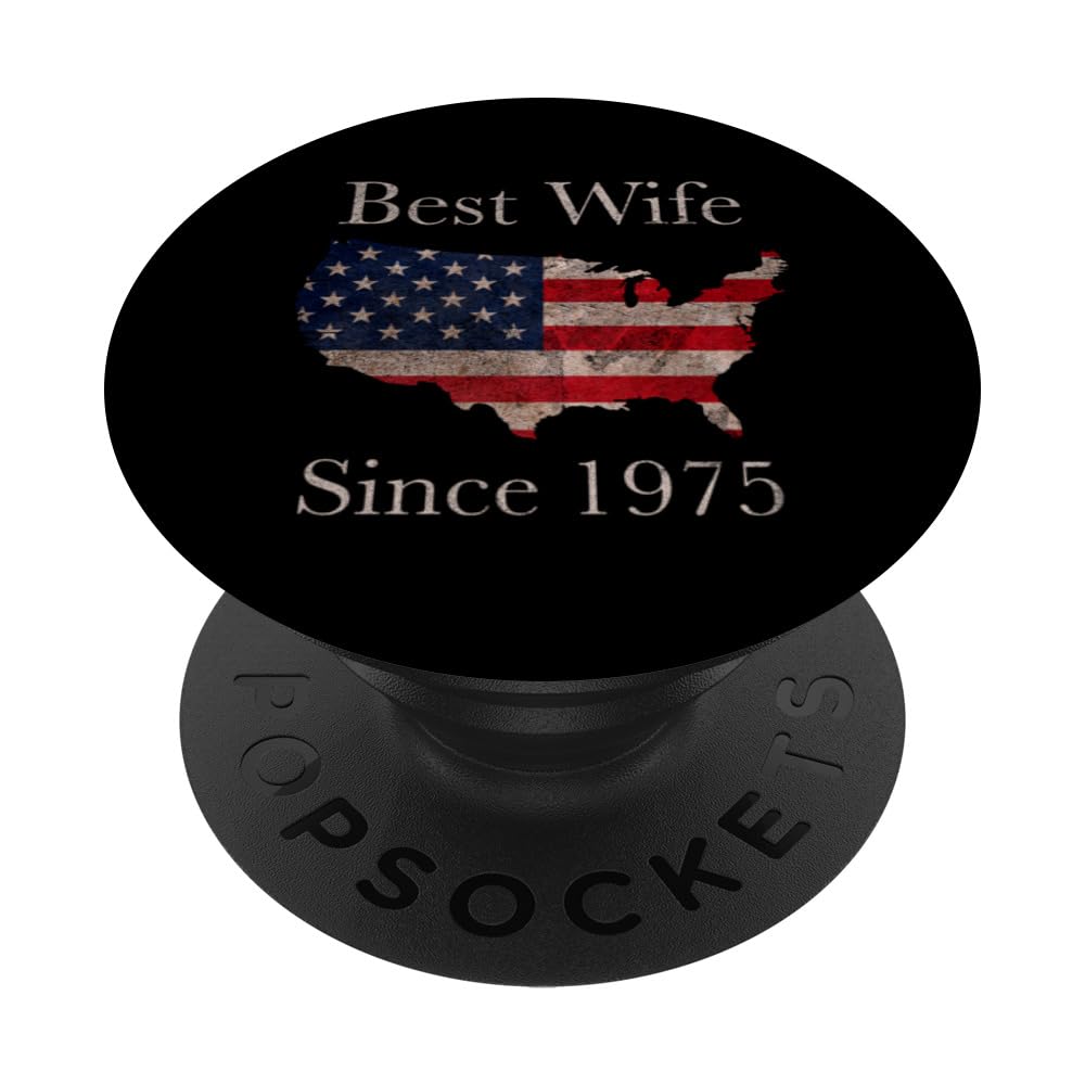 Best Wife Since 1975 PopSockets Swappable PopGrip