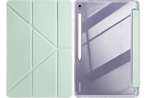 isellcuver Case for Samsung Galaxy Tab S8 Plus / S7 FE / S7 Plus 12.4 inch,Sleek Ultra-Slim Y-fold Cover with Shockproof Prot