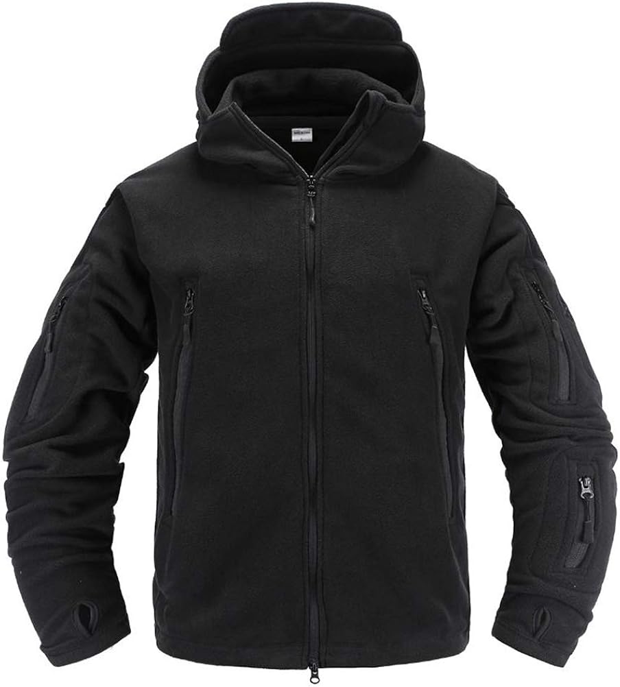 windproof fleece hoodie