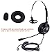 Arama Wired Headset Monaural with Noise Canceling Mic for Avaya 1616 9650 Cisco 7902 7912 Yealink T41 Snom 870 Grandstream GXP1400 Panasonic KXT Huawei C58 Zultys 37G IP Phones (A200Y1)