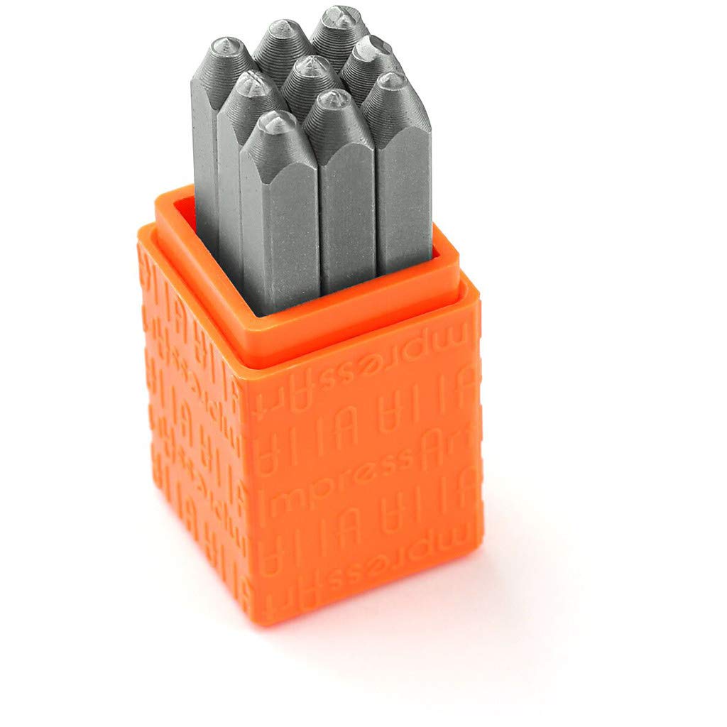 ImpressArt Basic Bridgette 3mm Numbers Stamping Set