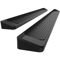 APS Black Running Boards Style Compatible with Ram 1500 2009-2018 Crew Cab & Ram 2500 3500 2010-2024 (Side Steps Side Bars)