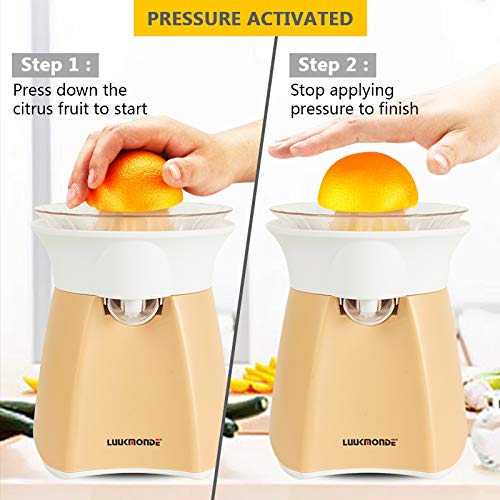 Electric Citrus Juicer Grapefruit Squeezer orange juicer lemon Squeezer Pulp Control Motorized Citrus Press by LUUKMONDE ¡­