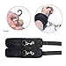 Bed Restraints Kit Under Bed Bondage Eye Mask Blindfolds Soft Wrist and Ankle Handcuffs with Restraint Straps Rope for Couples Sex（Black）