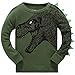 Schmoopy Boys Pajamas Long Sleeve Set with Dinosaur for Toddler Kid Size 7 Green