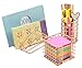 Superbpag Desk Supplies Organizer Kit- Letter Sorter, Pen Holder and Sticky Note Holder,FEDOLOY