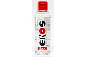 EROS Silk Silicone-Based Personal Lubricant 100ml – Long Lasting Medical Grade Glide, Odorless, Tasteless, Dermatologically T