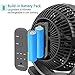 OPOLAR Clip Fan, 6700mAh Rechargeable Battery for Hurricane, USB or Battery Powered, Clip & Desk Electric Fan 2 in 1, Portable Small Handheld Fans, Quite for Office, Golf Cart, Car