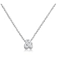 AZAGGI Ampersand Symbol & - Your Personalized Serif Font Pendant Necklace Thin 1mm Chain