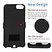 iPhone 7 Plus Battery Case 10000mAh Ultra Slim Extended Backup Power Bank Battery Charger Case Cover For Apple iPhone 7 Plus/6s Plus/6 Plus(5.5 inch) (Black)