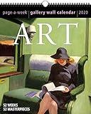 Art Page-A-Week Gallery Wall Calendar 2020 by 