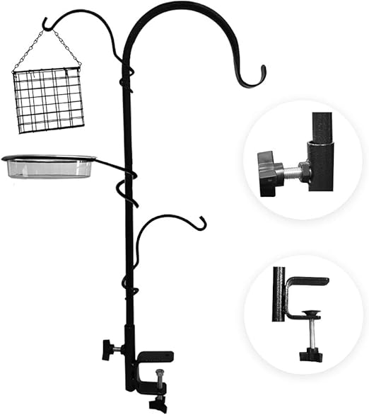 Amazon Com Deck Hook Bird Feeder Pole Bird Feeder Porch Multi