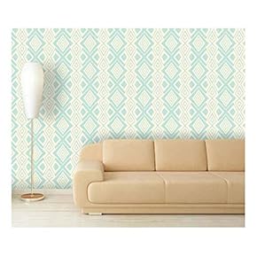 Large Wall Mural - Abstract Seamless Pattern | Self-Adhesive Vinyl Wallpaper/Removable Modern Decorating Wall Art - 66" x 96"