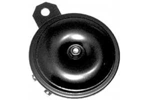 6 Volt Universal Motorcycle Moped Compact Horn - Chrome - 6V Emgo 86-18326