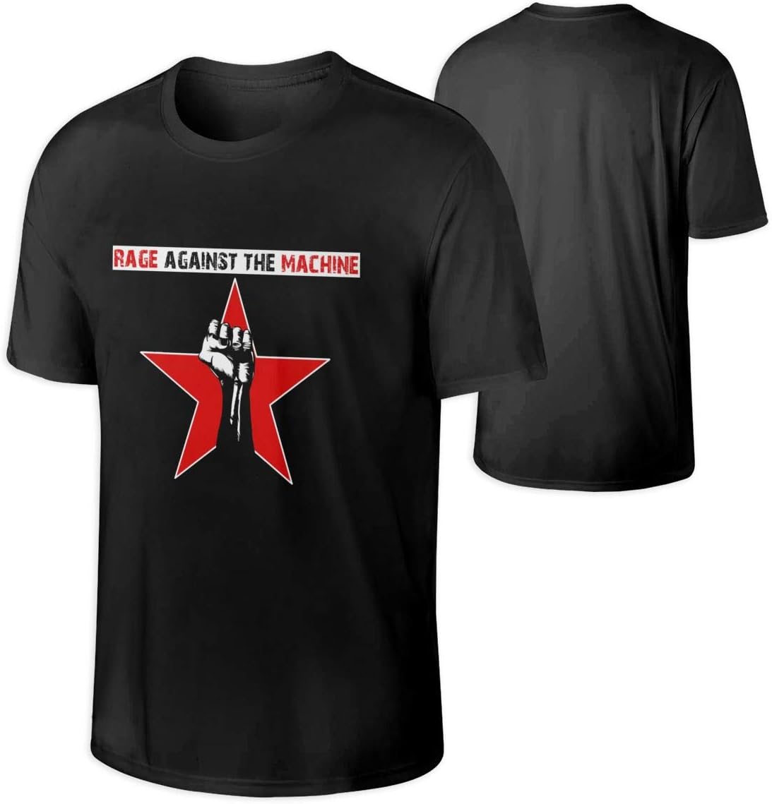 Skyhillshop Rage Against The Machine Man's Crewneck Cotton Popular Adult T-Shirt