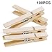jijAcraft 100Pcs Clothes Pins - 2.8