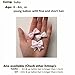 TruStay Clip - Butterfly baby hair bows - Best No Slip Barrette for Fine Hair (B5-White)