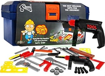Caja de Herramientas Juguete con Accesorios Infantil: Amazon.es: Juguetes y juegos