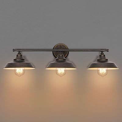 Industrial 3-Light Wall Sconce for Bathroom Vanity Australia | Ubuy