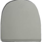 bowlingball.com Replacement Bowling Shoe Heels (Flat Rubber) Grey