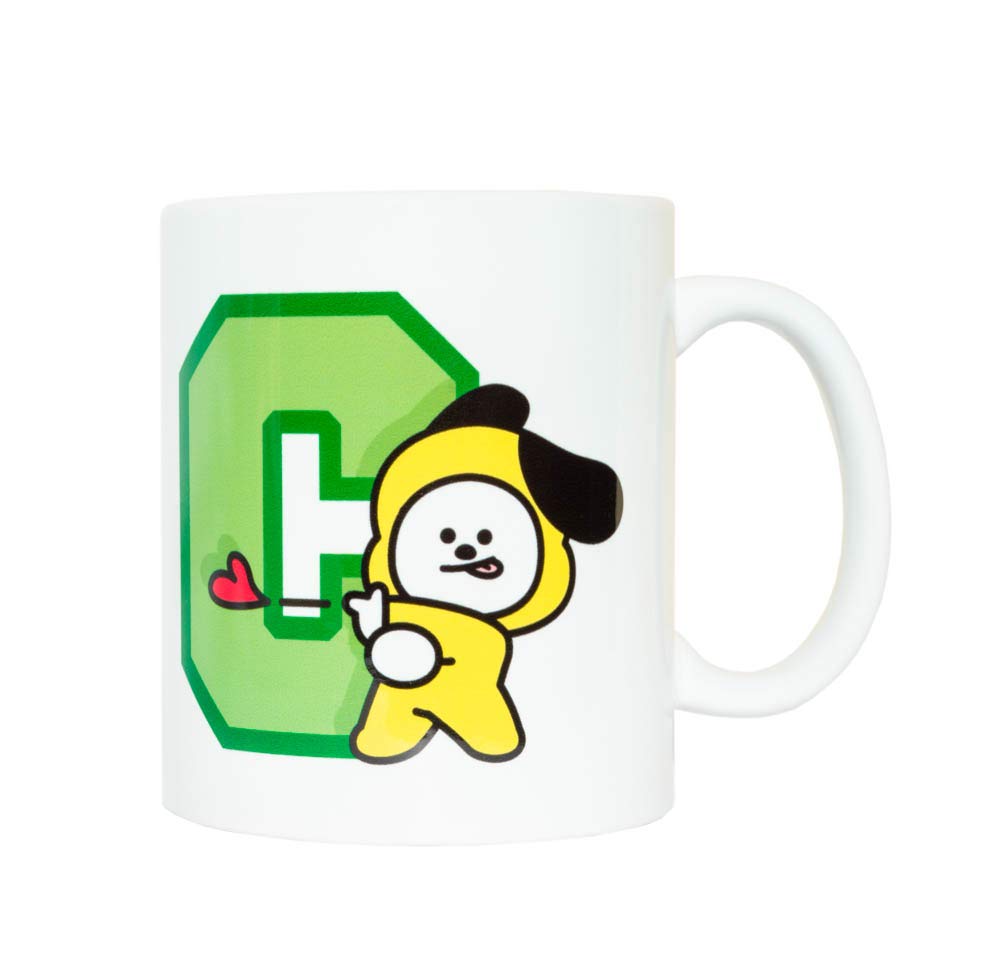 Grupo Erik Ceramic Mug - Chimmy BT21 Merch | 11.8 oz - 350 ml Coffee Mug Tea, Cool Mugs and Cups | BT21 Gifts Under 10 Pounds, Kawaii Gifts, Kawaii Stuff