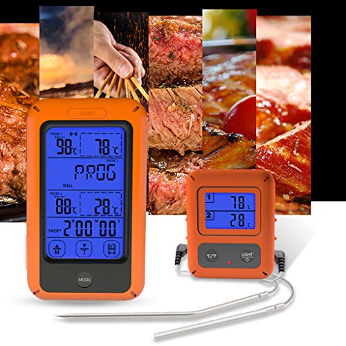 Nesee Cooking Thermometer Wireless Meat and Food Thermometer with Dual Probes for Grilling, Cooking, Baking, BBQ Digital Thermometer