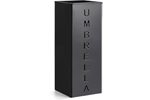 Hiceeden Square Metal Umbrella Holder, Free Standing Umbrella Rack Stand for Indoor Entryway, Umbrella Canes Walking Sticks S