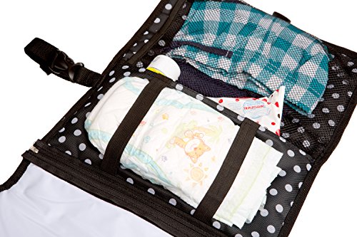 Diaper Changing Pad: Portable all in one Classic Clutch Design for Home and Travel.