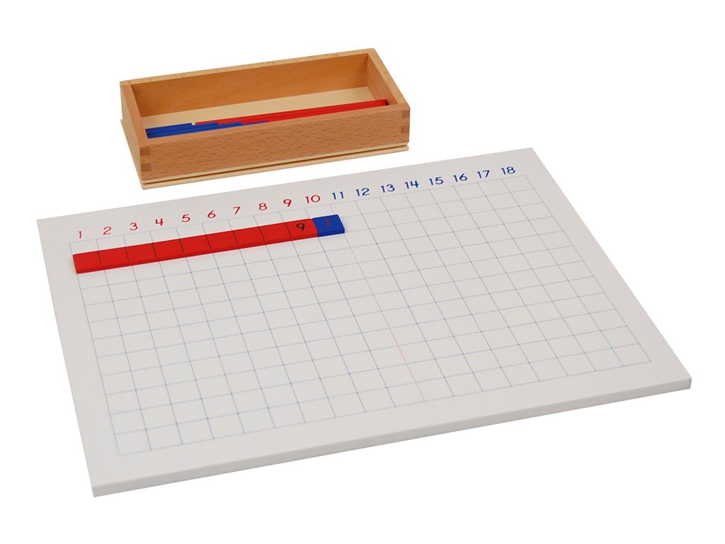 Photo 1 of LEADER JOY Montessori Math Materials Addition Strip Board for Preschool Early Learning Tool