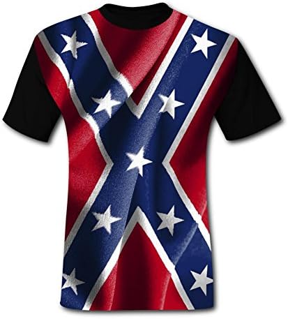MAXST Men TEE Durable Designed Flag Shirt Adult Nice Tshirts L