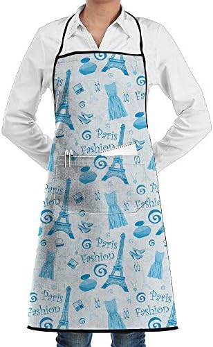 NCJSU Paris Fashion Fashion Kitchen Aprons Bartender Apron For Craftsmen