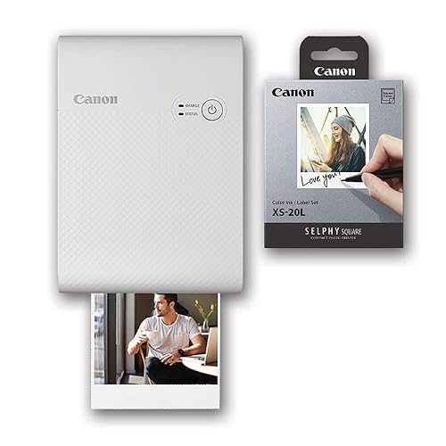Canon SELPHY Square QX10 Compact Photo Printer Color Ink/Label