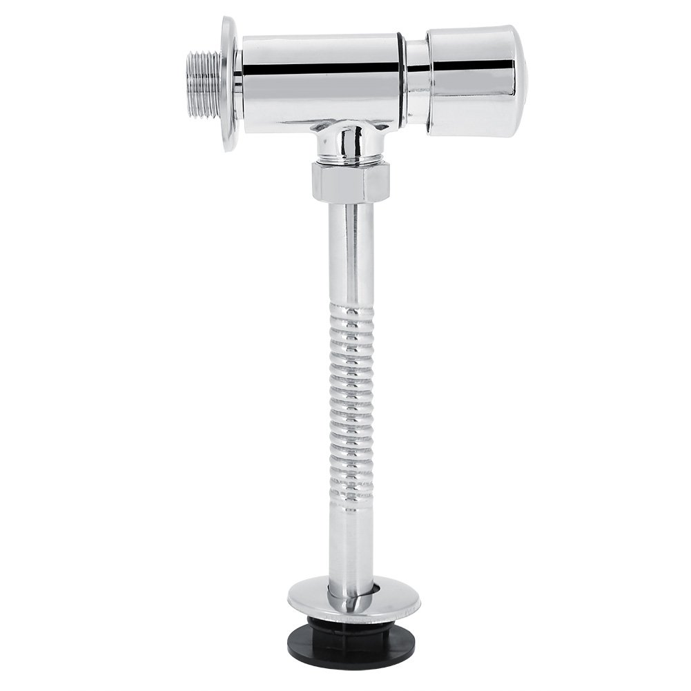 Urinal Flush Valve, Zinc Alloy Flush Valve Bathroom Toilet Hand Pressing Flushing Tool