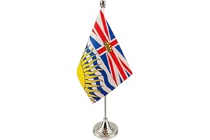 Canada British Columbia Province Flag, British Columbia BC Flag,British Columbia Desk Flag,British Columbia Table Flag，Britis