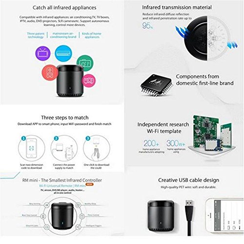 BroadLink-Mini3-Wi-Fi-One-in-All-Universal-Remotepuf-de-negro-Mini3-hogar-inteligente-universal-wifi-ir-controlador-remoto-por-telfono-Control-TV-PVR-VDO-DVD-CD-AUD-SAT
