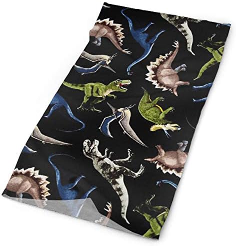 Dinosaur Bandanas Headband Face Mask Cowboy Bandanas Multifuctional For Party Outdoor Sport Cycling Running