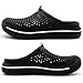 IVAO Unisex Garden Clog Shoes sandal Quick Drying Black 10 B(M) US Women / 8.5 D(M) US Men