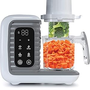 Children of Design 8 in 1 Smart Baby Food Maker & Processor, Steamer, Blender, Cooker, Masher, Puree, Formula & Bottle…