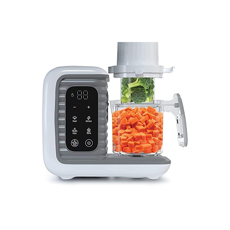Children of Design 8 in 1 Smart Baby Food Maker & Processor, Steamer, Blender, Cooker, Masher, Puree, Formula & Bottle…