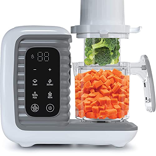Children of Design 8 in 1 Smart Baby Food Maker & Processor, Steamer, Blender, Cooker, Masher, Puree, Formula & Bottle…