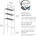 Zenna Home Over The Toilet Storage, Metal Bathroom Storage Organizer with 3 Shelves, Easy Assembly Bathroom Space Saver that Fits Above Toilet, White