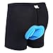 Ohuhu Mens 3D Padded Bicycle Cycling Underwear Shorts Black Large