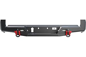Steel Rear Bumper for 2016-2023 Tacoma – Fits Trailer Hitch, License Lights, and Reverse Sensors (Not for Blind Spot Sensors)